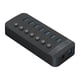 thumbnail image 4 of ORICO CT2U3-7AB USB-A 3.0 HUB Adaptador 5Gbps Divisor de 7 puertos (Negro UE) Likrtyny Para estrenar, 4 of 9