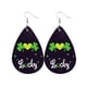 thumbnail image 2 of Pendientes para mujer, regalos para mujer, pendientes de San Patricio, pendientes de sombrero verde geométrico irlandés, joyería para mujer, pendientes de moda., 2 of 2