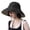 Black, variant on Wide Brim Sun Hats for Women Summer Uv Protection Beach Hat Fishing Hiking Travel Hat with Chin Strap