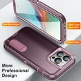 thumbnail image 3 of Étui Support Rigide Hybride Double Ultra Protecteur Anti-Rayures avec Pare-Chocs avant pour iPhone 14 Pro 6,1 Pouces, 3 of 7