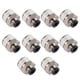 thumbnail image 1 of Conector rápido neumático Jadeshay cobre niquelado Rosca recta, 1 of 8