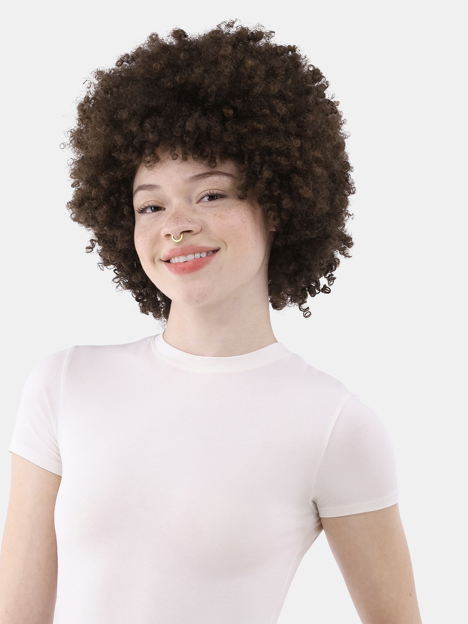 No Boundaries Women's Cotton Jersey T-shirt Bodysuit, Sizes XS-3XL