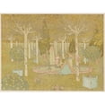 thumbnail image 3 of Gaston de Latenay 18x15 Black Modern Framed Museum Art Print Titled - The Park (1897), 3 of 5