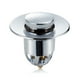 thumbnail image 3 of Toystoory Tapón de fregadero emergente de acero inoxidable, cubierta de drenaje para lavabo, recogedor de pelo, colador de inodoro para Accesorios de baño, 3 of 6
