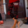 thumbnail image 1 of WILLBEST Pantalones de Yoga Con Estampado de Manchas de Sangre de Halloween Para Mujer, Leggings Ajustados de Cintura Alta, Mallas de Entrenamiento Para Fitness, Correr, Cómodos y Elásticos Chica, 1 of 3