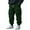 Green, variant on Havenre Men's Casual Cargo Pants Loose Fit Workout Joggers Stretch Sweatpants Hiking Drawstring Tactical Pants with Multi Pockets Green L