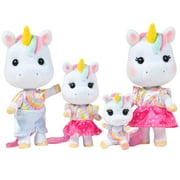 Honey Bee Acres - Rainbow Ridge Collection, The Daydreamers Unicorn Family, 4 Mini Doll Figures, Ages 3 and Up