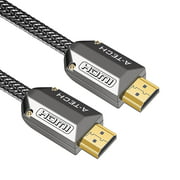 HDMI Cord - Ultra High Speed 18Gbps HDMI Cable 80ft with bulit-in hdmi Extender Support Fire TV,Apple TV,Ethernet,ARC,Video UHD 2160p,HD 1080p,3D,Xbox Playstation PS3 PS4 PC -Black