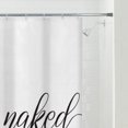 thumbnail image 3 of Mainstays Get Naked PEVA Shower Curtain, Black, 3 of 5