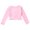 Pink, variant on YEAHDOR Kids Toddlers Girls Ruffled Ballet Dance Cardigan Long Sleeve Knot Wrap Tops
