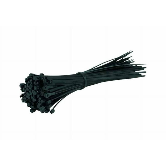 the Season Essentials Ensemble Polyvalent de Attaches à Glissière et de Sangles à Crochet et Boucle, 20 Pcs - 11 Po Noir