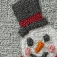 thumbnail image 5 of SKL Home by Saturday Knight Ltd. Whistler Snowman Rug in Dove Gray, 5 of 6