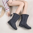 thumbnail image 3 of Botas de nieve High Jane Tube, impermeables, resistentes al viento, cálidas, de felpa, cómodas, multicolor, para hombre y mujer, tallas grandes 43 y 44, 3 of 4
