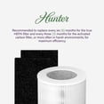 thumbnail image 6 of Hunter Fan Company H-HF670-VP Replacement Filter Value Pack with HEPA EcoSilver Pre-Filter for HP670 Air Purifier Series, 3 Piece Set, White, 6 of 8