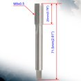 thumbnail image 4 of Aopin M9 x 0.5 Taper Hand Tap HSS Metric Female Thread High Speed Steel Hand/Machine Use Straight Flute Screw Tap, For Used To Make New Threads, Re-Thread Damaged And Jammed Threads 1 Pcs, 4 of 4