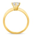 thumbnail image 3 of Pompeii 1.27Ct Certified Pear Diamond Engagement Ring 14k Yellow Gold Lab Grown (F,VS1), 3 of 4