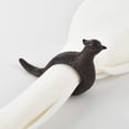 thumbnail image 3 of Saro Lifestyle Quail Napkin Ring Pheasant Design Napkin Ring (Set of 4) silver, 3 of 5