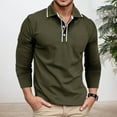 thumbnail image 2 of Afdoent Mens Shirts Male Long Sleeve Shirt Casual Comfortable Breathable Soft Slim Fit Turn Down Collar Solid Color Top For Daily Wear Home Outdoor Hiking Mens Shirts, 2 of 7