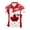 03 melon d\'eau Rouge, variante sur Gyexs Polo de la Fête du Canada pour Homme, Feuille d'Érable Imprimée Fantaisie, Haut Canadien à Manches Courtes, Haut de Sport Décontracté Respirant avec #05 Rouge Melon D\'eau, Taille M