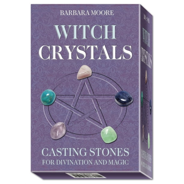 Witch Crystals Casting Stones For Divination And Magic 160page Book 5 Stones Paperback Walmart Com Walmart Com