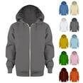 thumbnail image 7 of SGMVNU Sweatshirts for Boys Girls 11-12 Years Green Girl's Zip Up Hoodie Sweatshirt Cute Long Sleeve Zipper Hooded Jacket with Pockets, Boys Fall Tops Sweayshirts Jackets, 7 of 7