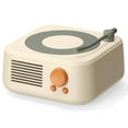 thumbnail image 1 of Altavoz Bluetooth de estilo clásico antiguo, Altavoz Bluetooth estilo reproductor de discos de vinilo para decoración del hogar de oficina, 1 of 5