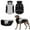 E, variant on All Weather Dog Coat with Integrated Harness System and Reflective Turtleneck Design for Pet and Comfort