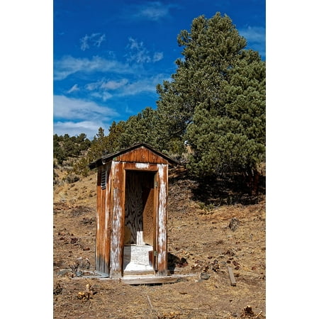 LAMINATED POSTER Ione Desert Ghost Town Usa Leave Blue Nevada Sky Poster Print 24 x