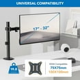 thumbnail image 5 of Mount-It! Monitor Arm Desk Mount | Fits 17-32 Inch Screens | Height Adjustable, 5 of 11