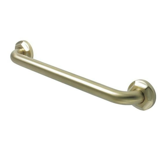 Metropolitan 16'' Decorative Grab Bar  Brushed Brass