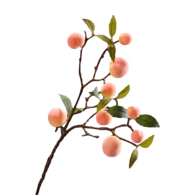 Simulación de Espuma de Fruta Melocotón Colgante de Melocotón Artificial Decoraciones Realistas para Festivales de Comida Accesorios para Fotos ANGGREK Otros