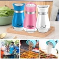 thumbnail image 7 of Astarin Salt and Pepper Shakers with Stainless Steel Lid and Refillable Glass Bottle for Kitchen Dining Cooking BBQ, Set of 2, Pink, 7 of 7