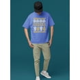 thumbnail image 2 of Churro Pattern Fiesta Print Graphic Men's T-shirt, 2 of 4