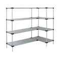 thumbnail image 2 of Quantum Storage Systems WR74-1860SG Starter Kit Solid Galvanized Steel 4 Shelves 74" H x 60" W x 18" D, 2 of 2