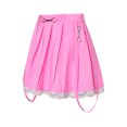 thumbnail image 3 of Gupgi Jupe Plissée Mini pour Femmes Style Punk Taille Haute Couleur Unie, 3 of 6