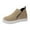 Beige, variant on Comfortable Clogs for Women On Casual Shoes Indoor & Outdoor Women's Casual On Shoes Leather Flat Comfortable Walking Shoes For Daily Wear With Side Zipper Design With Jeans For Fall Winter