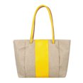 thumbnail image 2 of Bolsa versátil y sencillo para mujer de hombro de lona Ehuebsd bolso portátil sencillo de PU para compras, 2 of 9