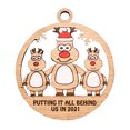 thumbnail image 1 of De Madera Ahueca Hacia Fuera El Árbol De Navidad Que Cuelga El Regalo Colgante Para Amigos Y Familiares Advancent HA044561-05, 1 of 6