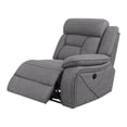 thumbnail image 2 of Higgins Modular Sectional Raf Power Recliner Grey, 2 of 5