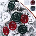 thumbnail image 1 of Adorno Navideño Colgante de Ciervo Redondo Hueco de Terciopelo de 10 Cm para Árbol (Juego de 3 Piezas) | Material Aterciopelado Verde | Tamaño: 10 Cm | Peso: 120 G | Ideal Como Regalo de Navidad, 1 of 7
