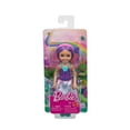 thumbnail image 7 of Barbie Chelsea Royal Small Doll with Purple Hair, Removable Skirt, Shoes & Hair Accessory, 6-inch Toy, 7 of 7