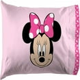 thumbnail image 5 of Minnie Mouse 817763 Disney Character All Over Reversible Twin Bed Set, Pink & White - 4 Piece, 5 of 10