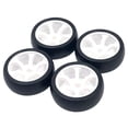 thumbnail image 1 of 4x RC Rubber Tires Wltoys K969 K979 1/28 RC Racing Model Car, 1 of 5