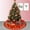 Red_RD, variant on EWASWON Christmas Red Non-Woven Christmas Tree Skirt - 38 Inch with Fringe, Halloween Inspired Holiday Decor for Parties & Gifts