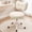 Beige, variant on COOLHUT Vanity Chair with Bow Back, Teddy Fabric Makeup Chair, Girls Desk Chair, Vanity Stool Rolling Chair for Kawaii Bedroom, Study Room, Beige