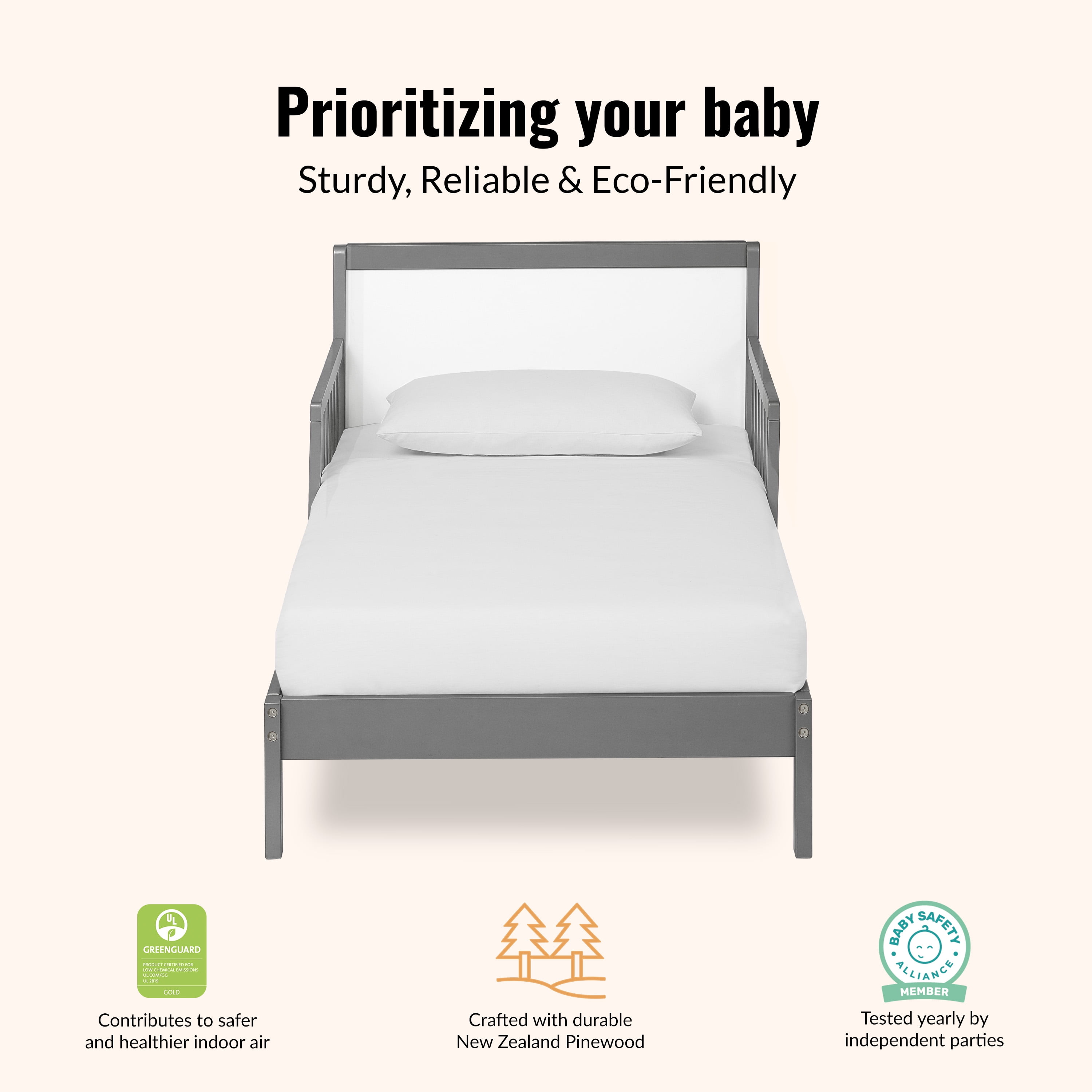 Dream On Me Brookside Toddler Bed