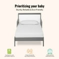 thumbnail image 2 of Dream On Me Brookside Toddler Bed, Steel Grey/White, 2 of 6