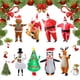 thumbnail image 2 of Disfraces inflables divertidos de Navidad hombre de jengibre Santa Claus alce muñeco de nieve árbol pingüino adulto chico Halloween fiesta de Carnaval, 2 of 5
