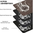 thumbnail image 6 of Dog Food Mats for Floors Super Absorbent, Pet Cat Food Mat - Non Slip Dog Bowl Mats for Food and Water, Eco-Friendly Boho Dog Placemats Feeding Mat, 6 of 6