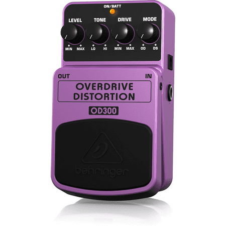 Behringer OD300 2-Mode Overdrive/Distortion Effects (Best Overdrive Distortion Pedal)